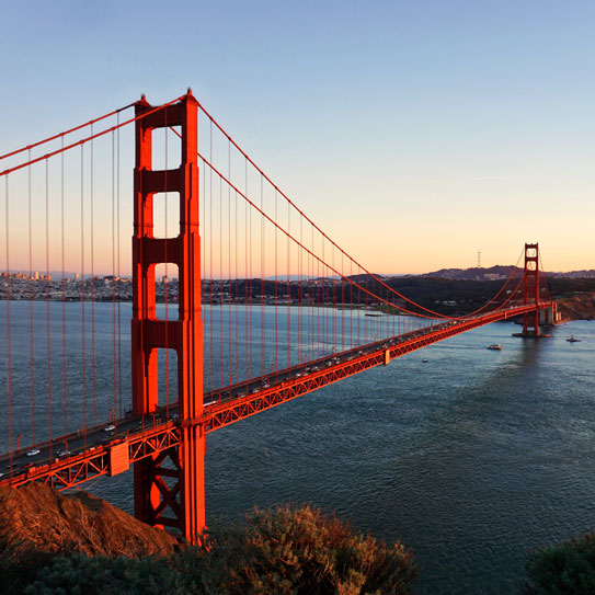 Steel is all around us, creating some of the most inspiring structures ever made, like the pictured Gold Gate Bridge.