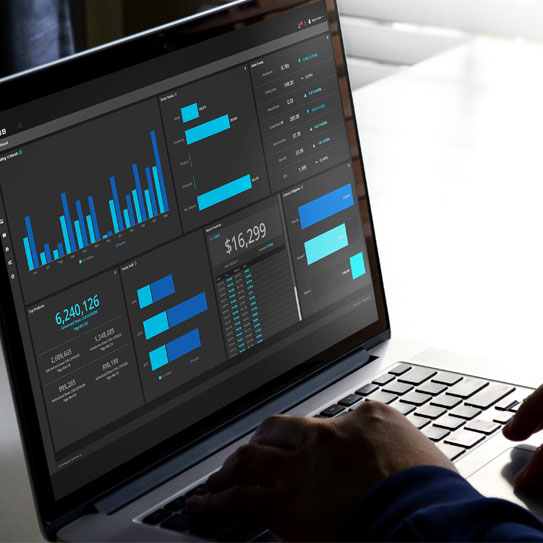 Desktop version of MHub, customer portal