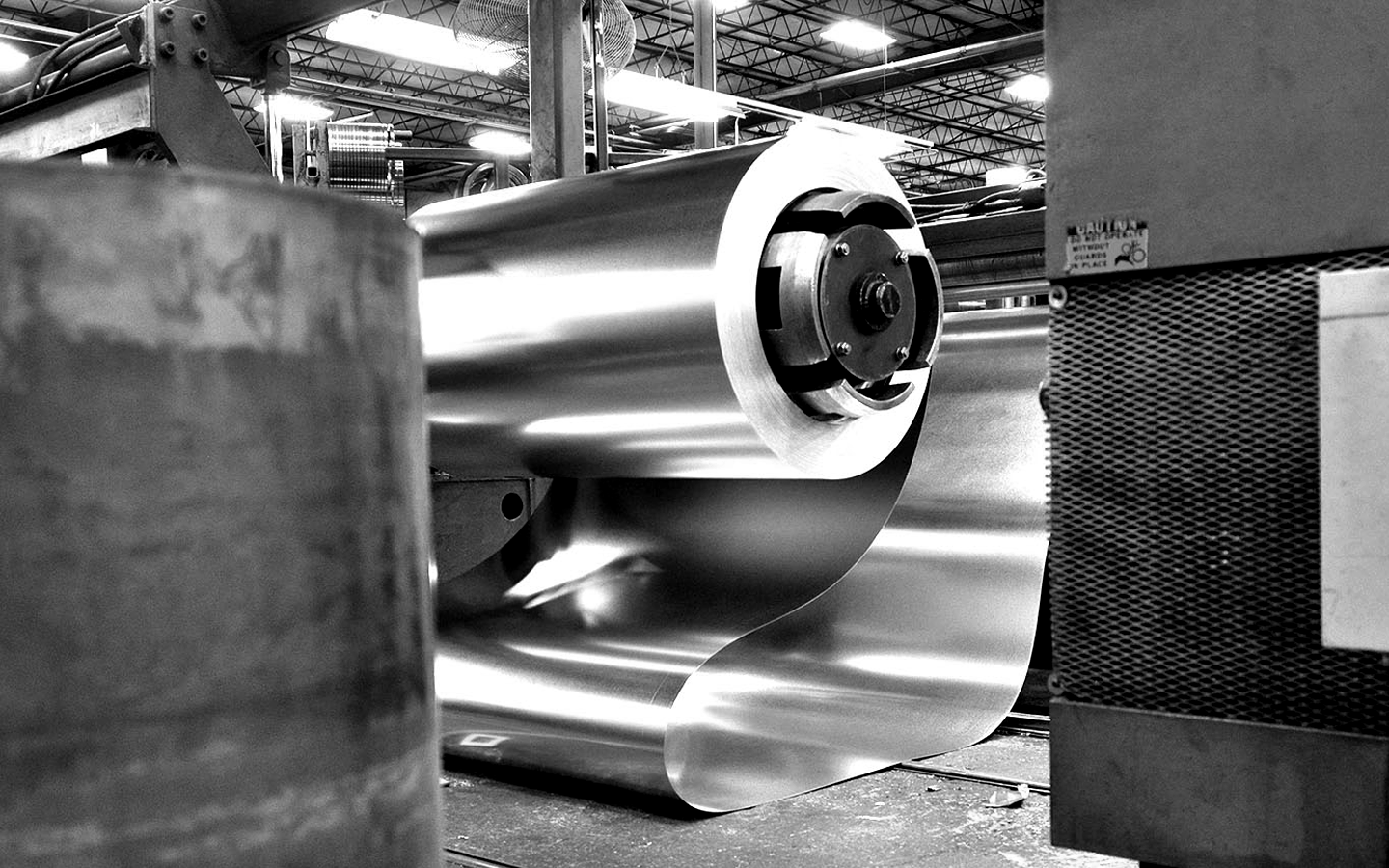 Roll of Recycled Steel in Processing