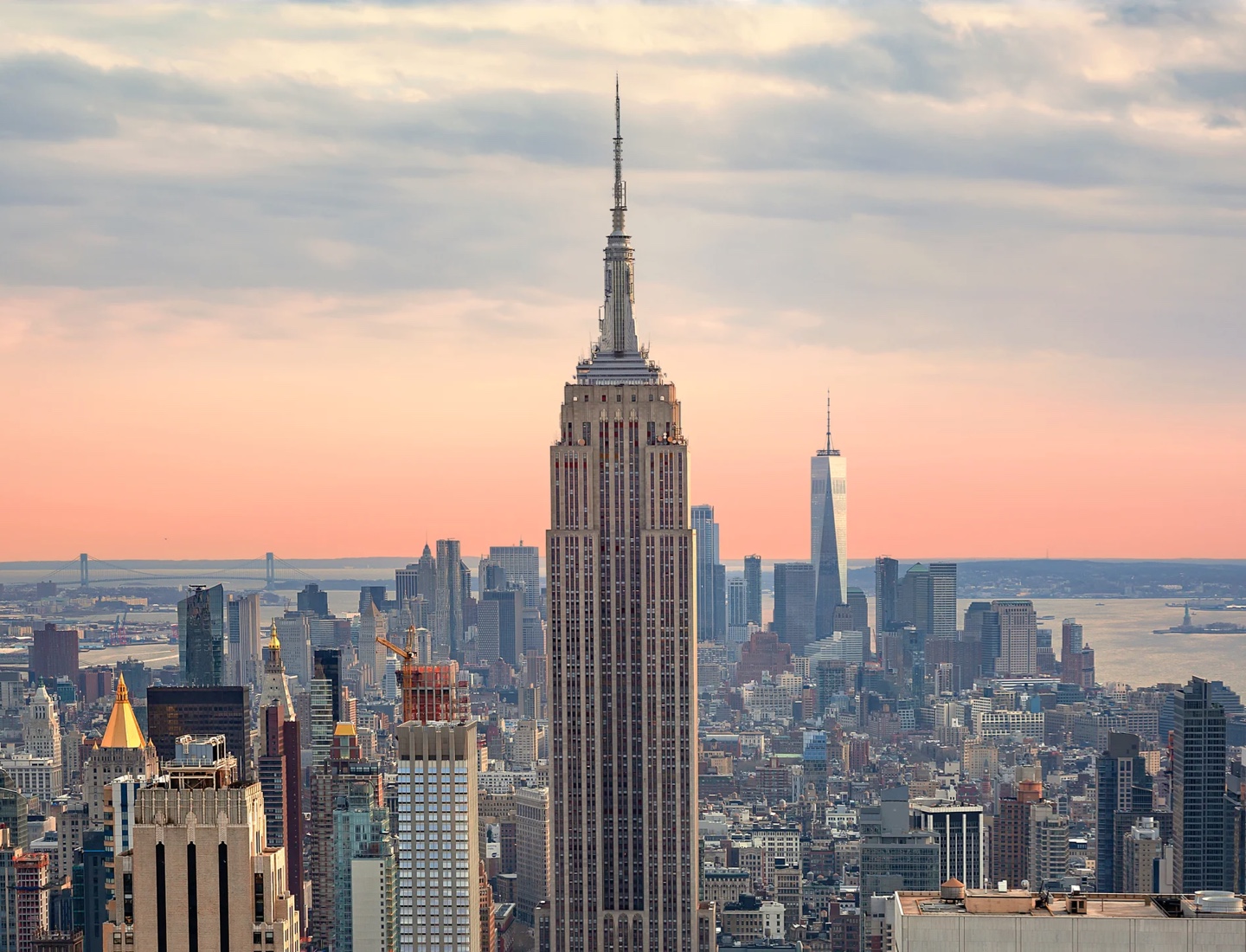 The inspiring New York City Skyline that was built by steel.