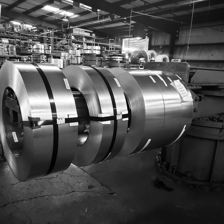 Slit Coils of Galvanized Steel at Majestic Steel Longview