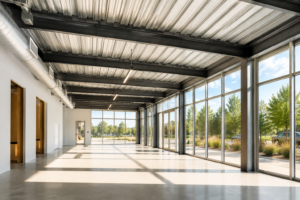 Steel B-Decking Exposed