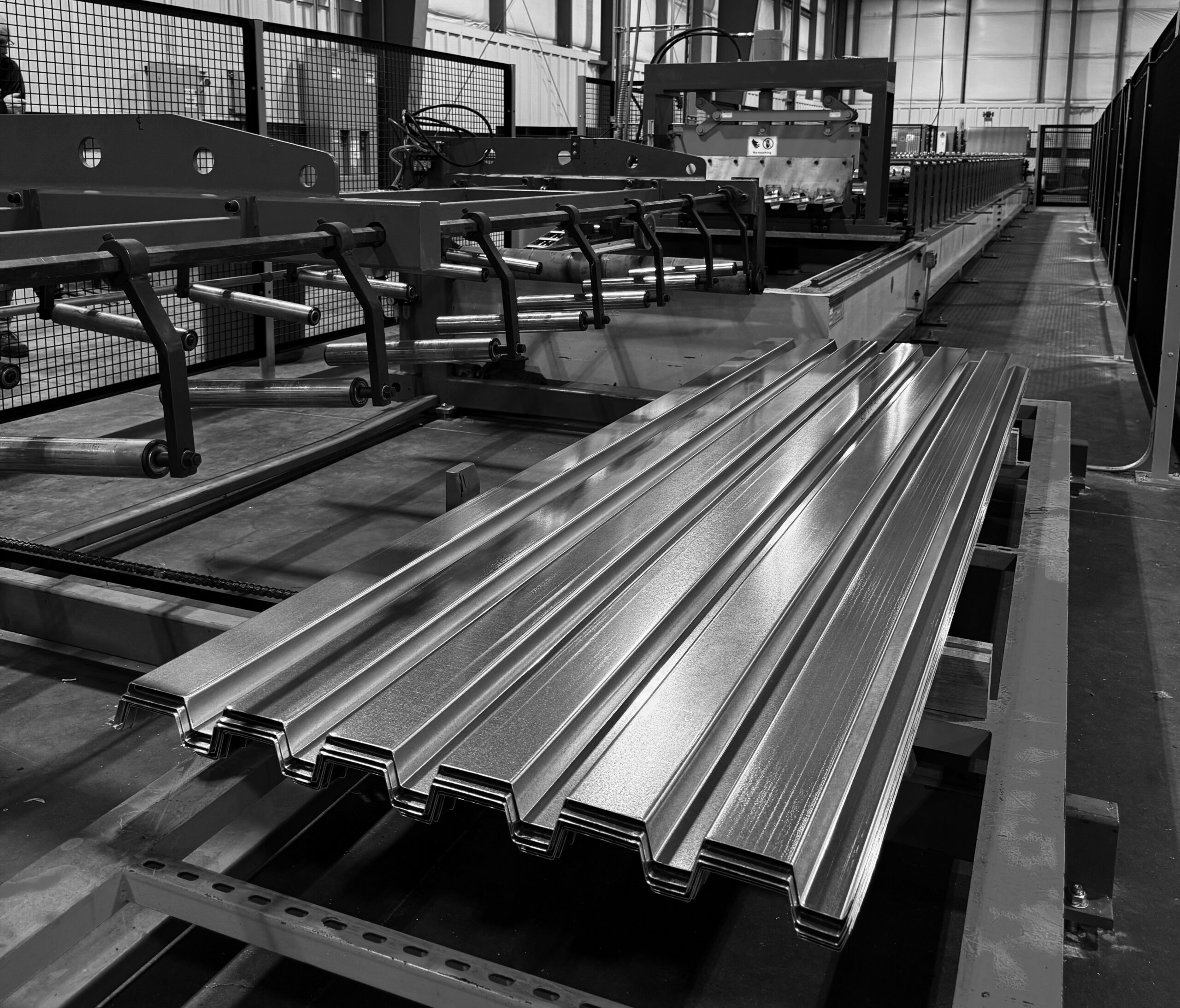 Majestic Steel Decking Being Produced